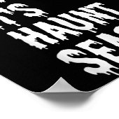 Sorry I Can't It's Haunt Season Funny Halloween Gh Poster (Hoek)