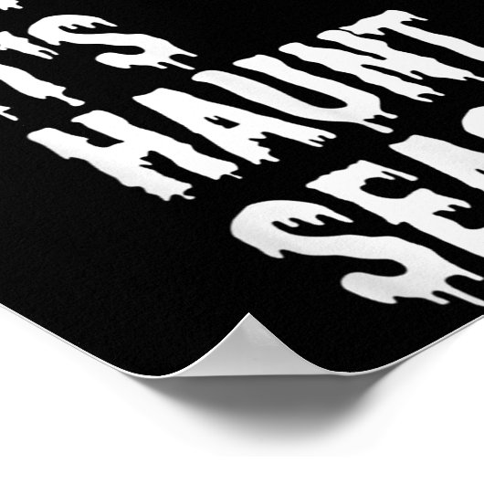 Sorry I Can't It's Haunt Season Funny Halloween Gh Poster (Hoek)