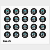 Sorry I Can't It's Ski Season Winter Srts Ronde Sticker (Vel)