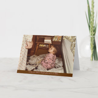 "sorry i haven't written" greeting card kaart