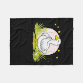 Sorry I’m Late His Timing Not Mine Ecclesiastes 3_ Fleece Deken (Voorkant (Horizontaal))