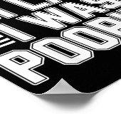 Sorry I’m Late I Was Ong Funny Bathroom Humor  Poster (Hoek)