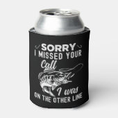 Sorry I missed Your Call Funny Fishing Blikjeskoeler (Blikje Voorkant)