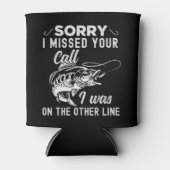 Sorry I missed Your Call Funny Fishing Blikjeskoeler (Voorkant)