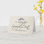 Sorry I Squeezed Your Butt Kaart (Gele Bloem)