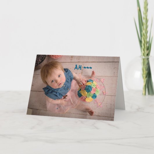 SORRY, I TASTED BIRTHDAY CARD BEDANKKAART (Voorkant)