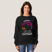 Sorry I Was Thinking About Capybaras Rodent Capyba Trui (Voorkant volledig)