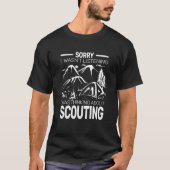Sorry I wasn't backpacking camping boy hiking scou T-shirt (Voorkant)