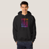 Sorry If I Looked Interested, I'm Not - Premium Hoodie (Voorkant volledig)