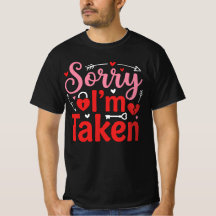 Sorry, ik ben bezet Grappige Valentijnsdag ontwerp