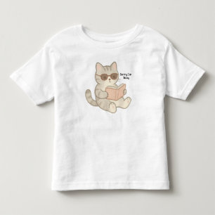 Sorry Ik Ben Bezig   Cozy Cat Boekenwurm Design Kinder Shirts