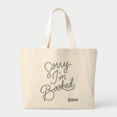 Sorry, ik ben Canvas tas. Grote Tote Bag (Voorkant)