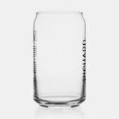 Sorry, ik ben echt DGAF Guitar Chords Funny Custom Blikvorm Glas (Links)