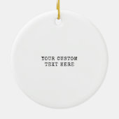 Sorry, ik ben echt DGAF Guitar Chords Funny Custom Keramisch Ornament (Achterkant)