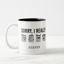 Sorry, ik ben echt DGAF Guitar Chords Funny Custom