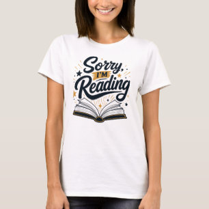 Sorry, ik ben een typografieontwerp voor Boekliefh T-shirt