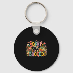 Sorry ik ben geboekt grappige bibliothecaris leeso sleutelhanger