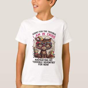 Sorry Ik Ben in Crisis Funny 70ste Verjaardag Quot T-shirt
