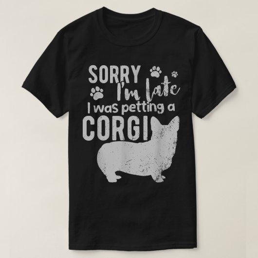 Sorry, ik ben laat. t-shirt (Design voorkant)