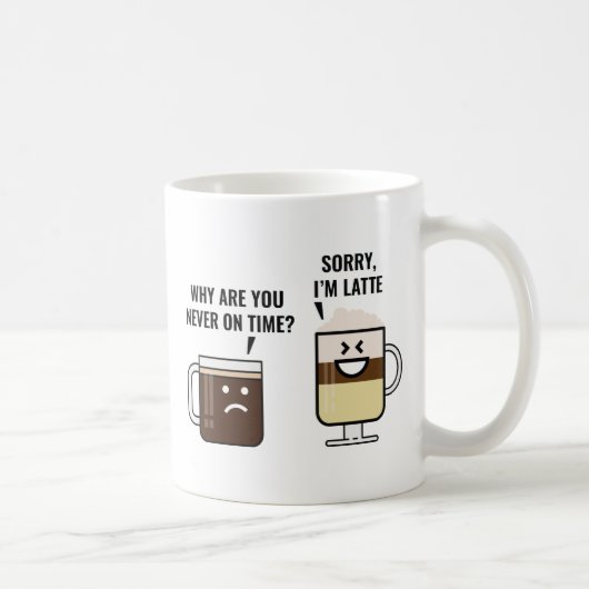 Sorry, ik ben Latte Koffiemok (Rechts)
