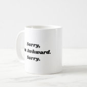 Sorry, ik ben onhandig, sorry koffiemok (Voorkant links)