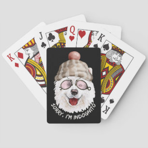 SORRY IK BEN ONHERKENBAAR (Japanse spits) grappige Pokerkaarten