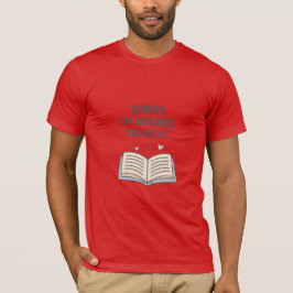 Sorry, ik ben vanavond geboekt - grappig introvert t-shirt
