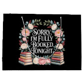 Sorry, ik ben vanavond volgeboekt  groot cadeauzakje (Achterkant)