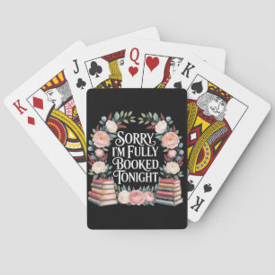 Sorry, ik ben vanavond volgeboekt  pokerkaarten