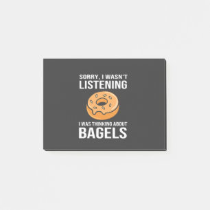 Sorry, ik dacht aan bagels Joods Chanoeka Post-it® Notes
