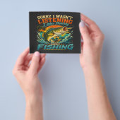 Sorry, ik dacht aan vissen flyer (Hand)