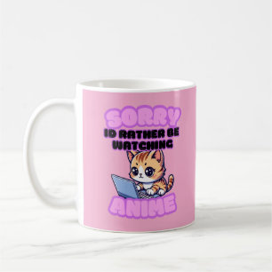 Sorry Ik Had Liever Anime Keken Zoete Kitten  Koffiemok
