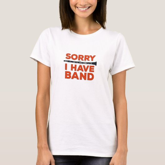 Sorry Ik Heb een Band T-shirt (Voorkant)