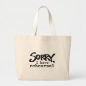 Sorry, ik heb een repetitie grote tote bag (Voorkant)