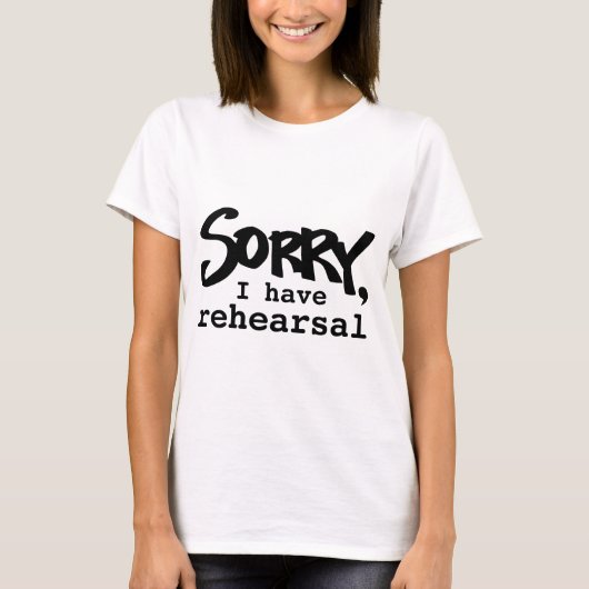 Sorry, ik heb een repetitief t-shirt (Voorkant)