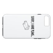 Sorry, ik heb plannen Case-Mate iPhone case (Achterkant (Horizontaal))