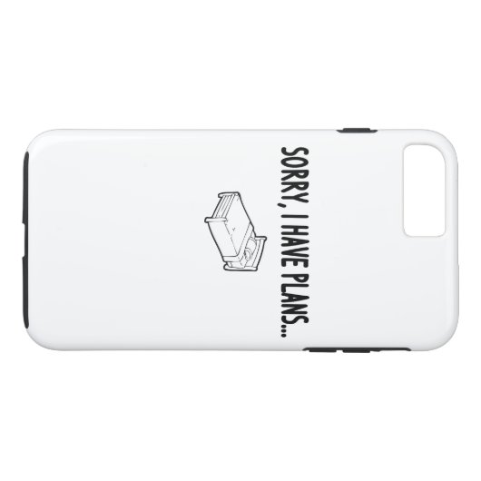Sorry, ik heb plannen Case-Mate iPhone case (Achterkant (Horizontaal))
