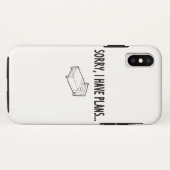Sorry, ik heb plannen Case-Mate iPhone case (Achterkant (horizontaal))