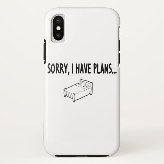 Sorry, ik heb plannen Case-Mate iPhone case (Achterkant)