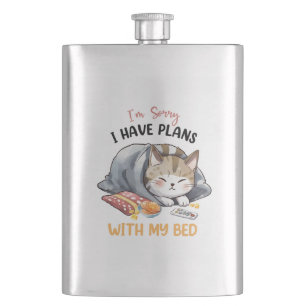 Sorry, ik heb plannen met mijn bed - Cosy Cat Flacon