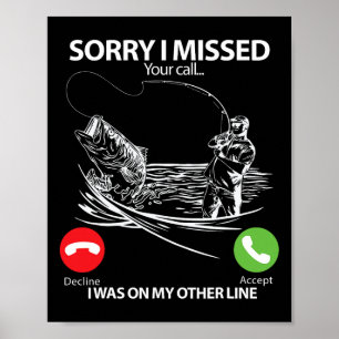 Sorry, ik heb uw oproep gemist. Ik was aan de ande Poster