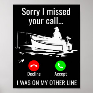 Sorry, ik heb uw oproep gemist. Ik was op een ande Poster