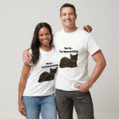 Sorry ik introverteer Funny Cat T-Shirt (Unisex)