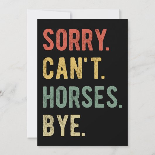 Sorry, ik kan geen paarden kopen II (Voorkant)