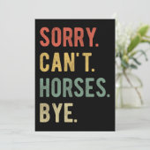 Sorry, ik kan geen paarden kopen II (Staand voorkant)