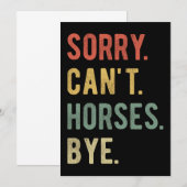 Sorry, ik kan geen paarden kopen II (Voorkant / Achterkant)
