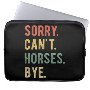 Sorry, ik kan geen paarden kopen II Laptop Sleeve