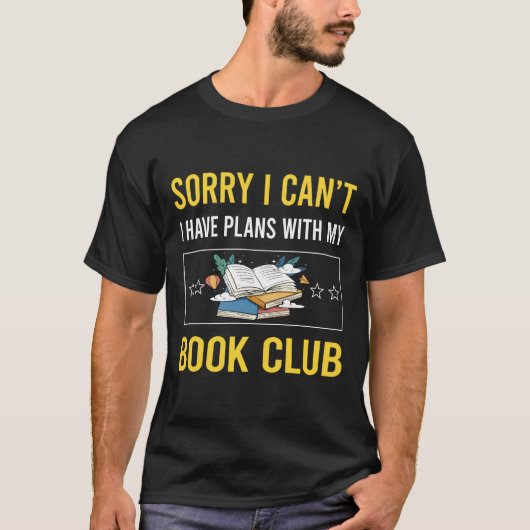 Sorry, ik kan niet boeken t-shirt (Voorkant)