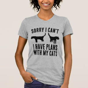 SORRY IK KAN NIET PLANNEN MET T-shirts VAN CATS FO