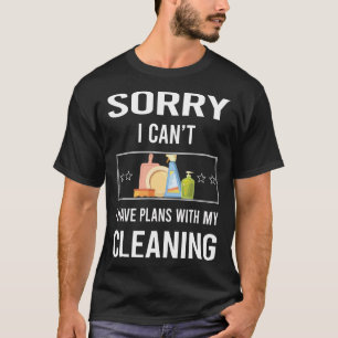 Sorry, ik kan niet schoonmaken t-shirt